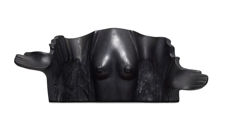 WITHIN, 1990, bronze, 8" x 3 1/4” x 3"