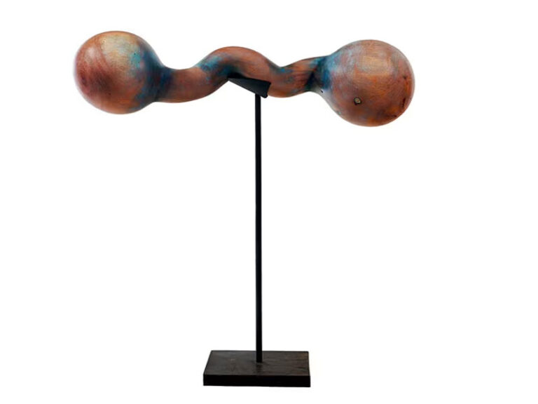 INSTRUMENT, 2024, mahogany, 40″ x 10″ x 41″